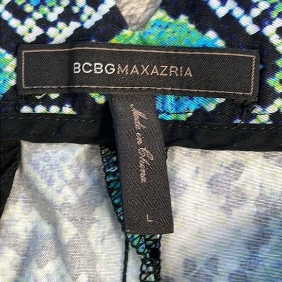 BCBGMaxAzria Phillipa Snake Skin Print Shorts Mini Daisy Duke Sz L - Picture 5 of 12